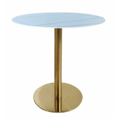 Bàn Tròn Chân Trụ Mặt Đá Ceramic thuộc danh mục bàn cafe của Nội Thất OSCAR