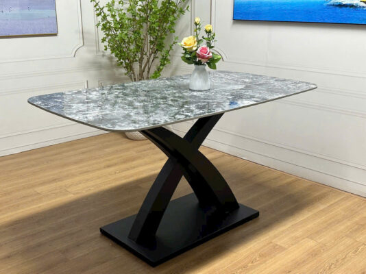Bàn Chân Chữ X cong thuộc danh mục bàn ăn của Nội Thất OSCAR