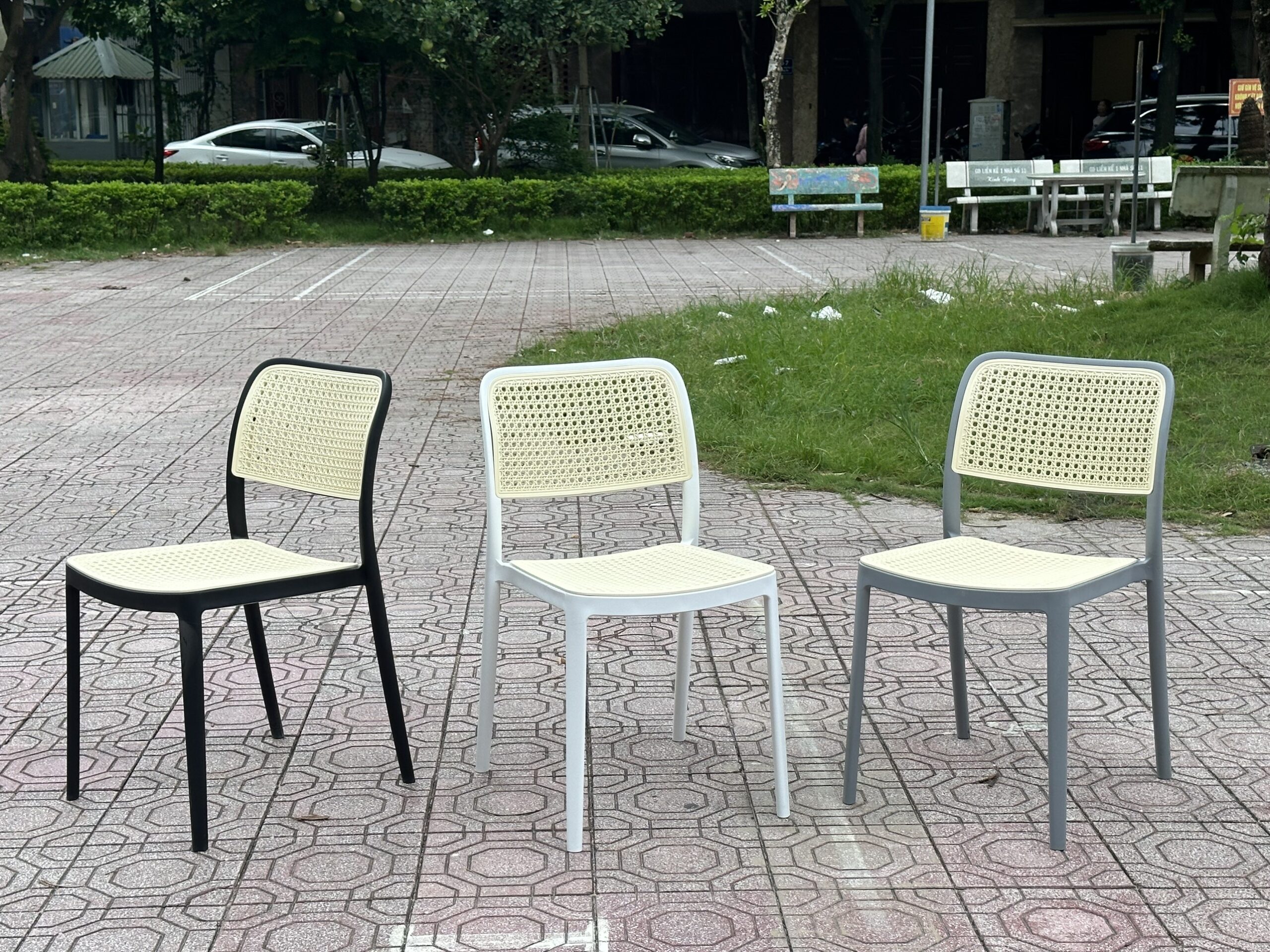 Ghế Holly giả mây không tay