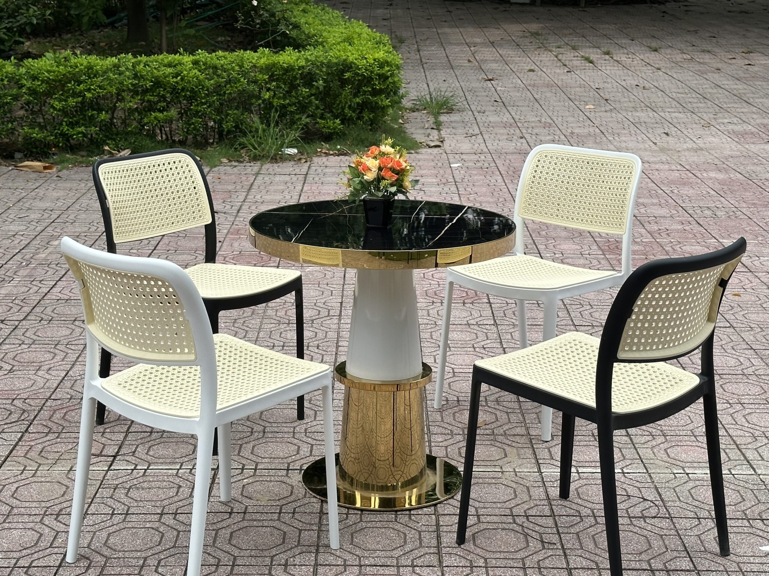 Ghế Holly giả mây không tay 2