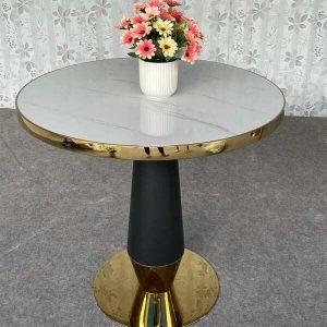 Bàn Tròn Chân Vát Mặt Đá Ceramic Có Viền thuộc danh mục bàn cafe 2
