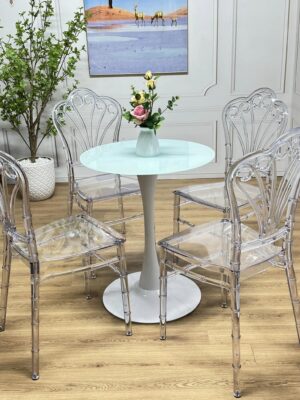 Ghế Nhựa Trong Suốt Queen Vương Miện thuộc danh mục ghế sự kiện